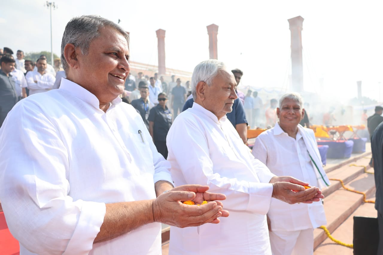 मुख्यमंत्री नीतीश कुमार ने बख्तियारपुर में गंगा रिवर फ्रंट का किया लोकार्पण, पटना के मरीन ड्राइव की तर्ज पर हुआ विकसित